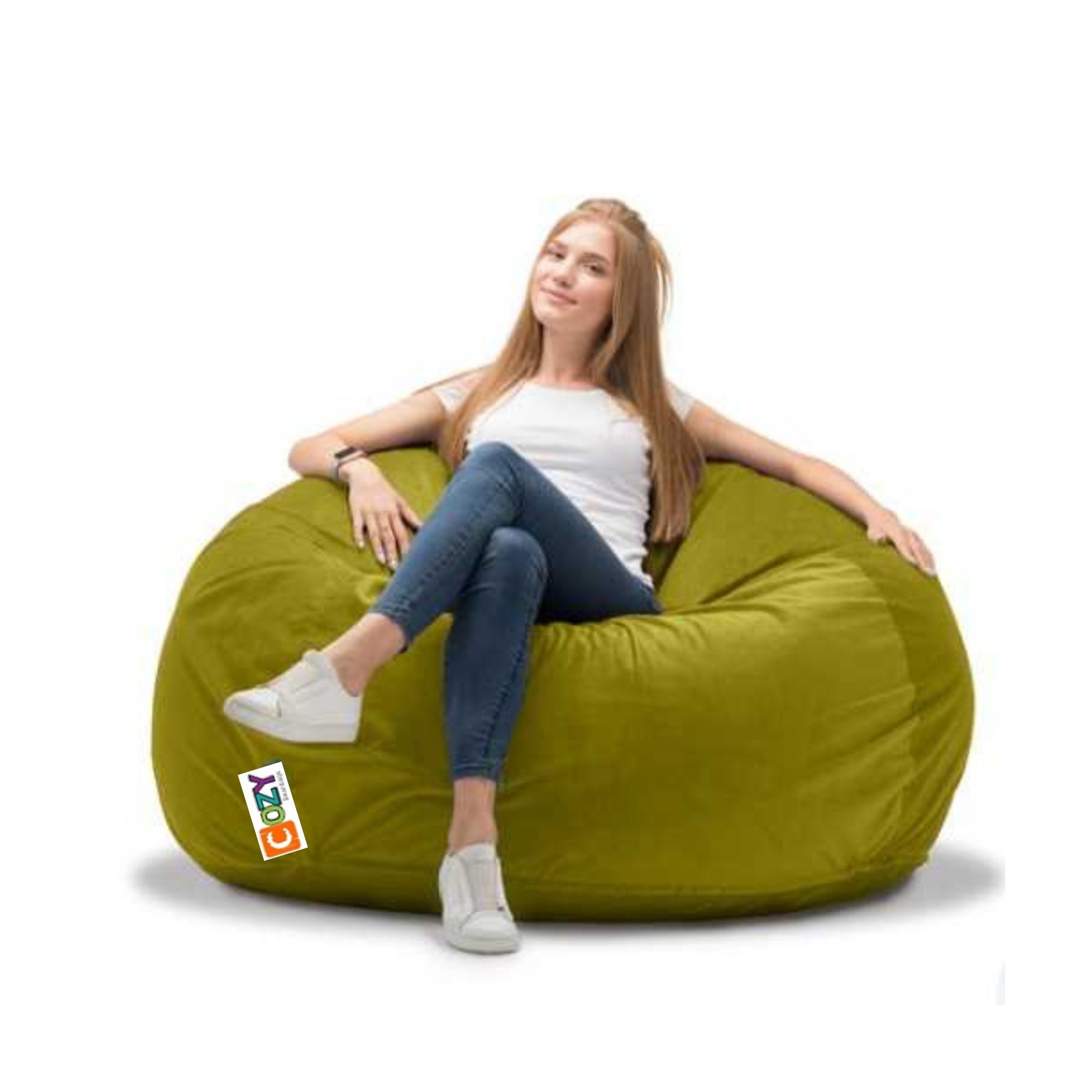 cozy big buff beanbag