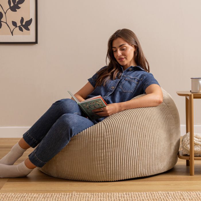 Home cozy bean bags maltesers buff
